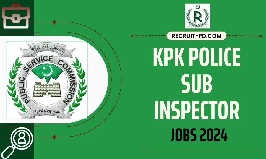 KPK police subinspector jobs 2024